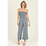 Angie Smocked Bodice W/Pockets Jumpsuit (B5A88)