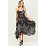 Angie Angie Hanky Hem Maxi Dress (C4896)
