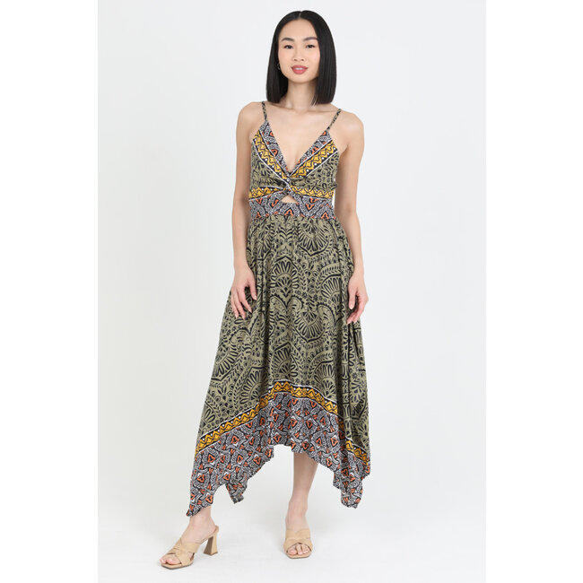 Angie Angie Keyhole Spag Strap Dress (C4921)