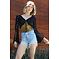 Angie Bell SlvTie Crop Cardi(XHQ87)