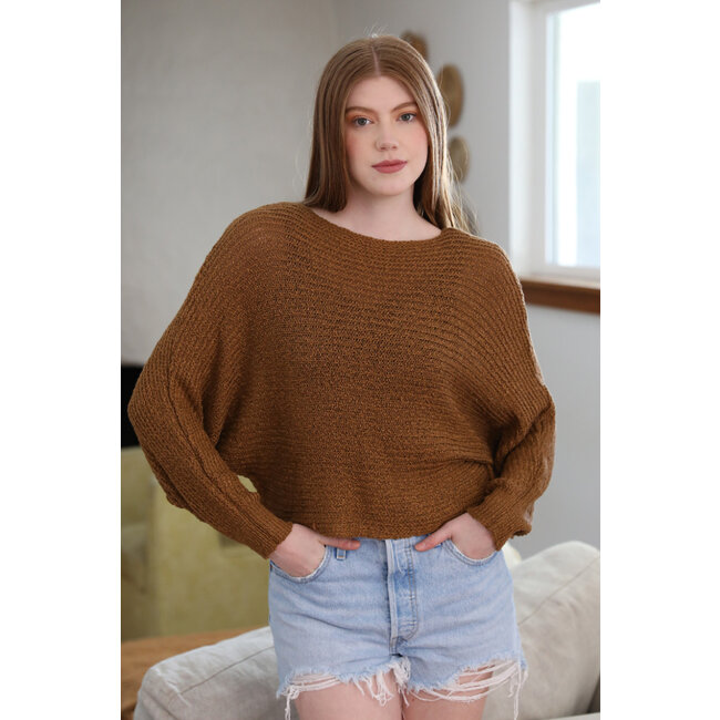 Anige Open Knit Pullover (XHQ18) ASIS - Creations Boutique
