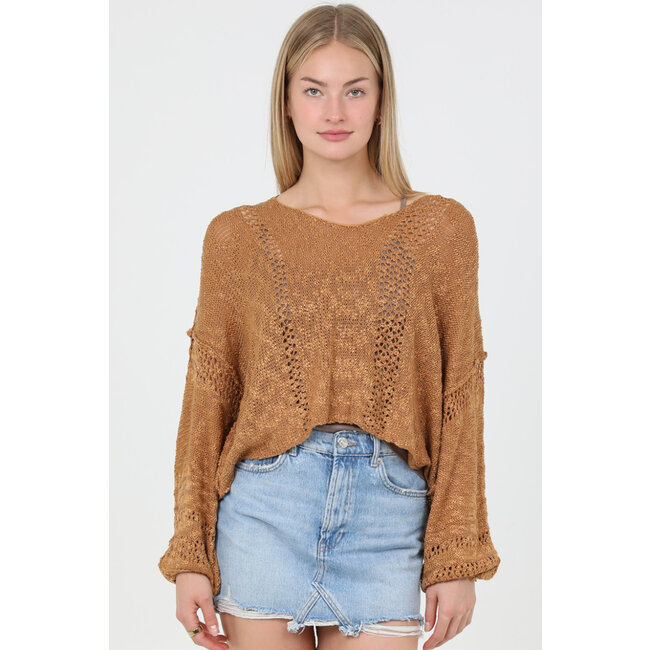 Angie Angie Crop Pullover (XHE55)