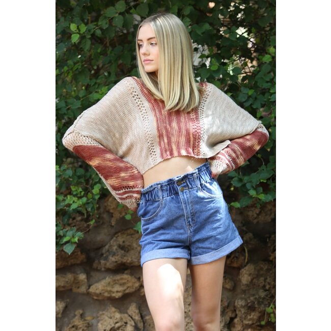 Angie Crop Pullover (XHE55)