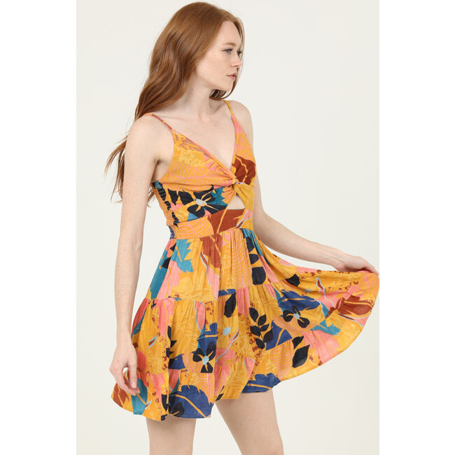 Angie Angie Keyhole Short Dress (C4143)