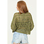 Angie Open Knit Pullover V-Neck (XHS52)
