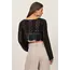 HYFVE Hyfve Pointelle Crochet Crop Top (HF24F067)