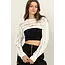 HYFVE Hyfve Open Knit Shrug Sweater (HF24F291)