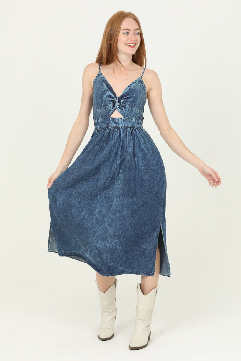 アメリヴィンテージ　FRONT PLEATS LONG DRESS Ameri Vintage FRONT PLEATS LONG DRESS