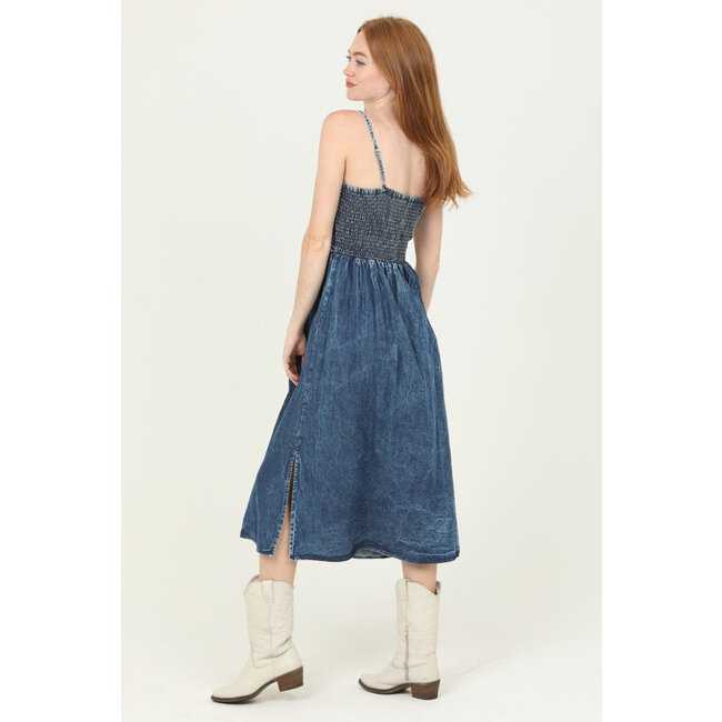 Angie Twist Front Maxi Dress (F4J10)