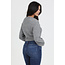 Angie Angie Twist Front Pullover Sweater (XHR32)