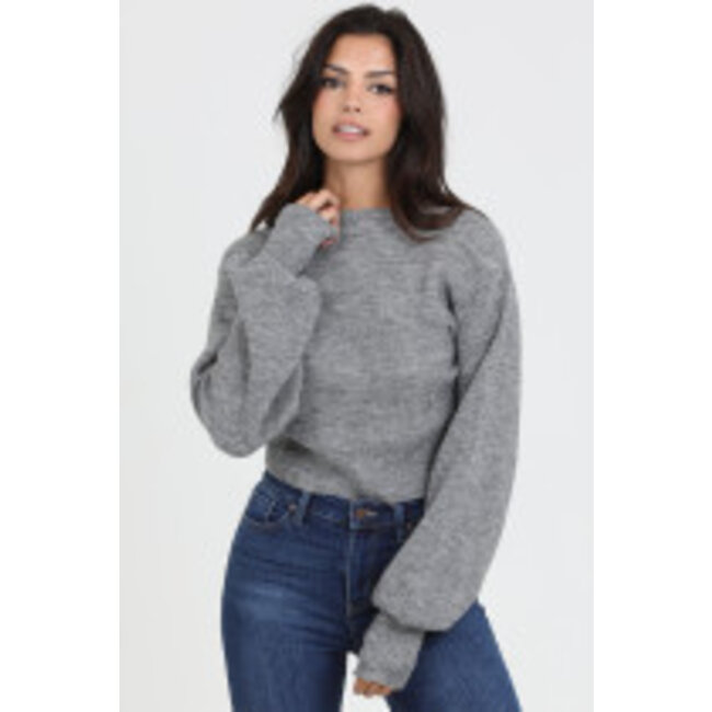Angie Angie Twist Front Pullover Sweater (XHR32)
