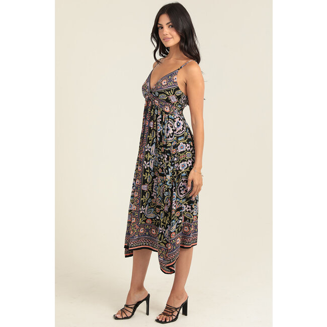 Angie Angie Midi Dress w/ Twist Front (C4G52)