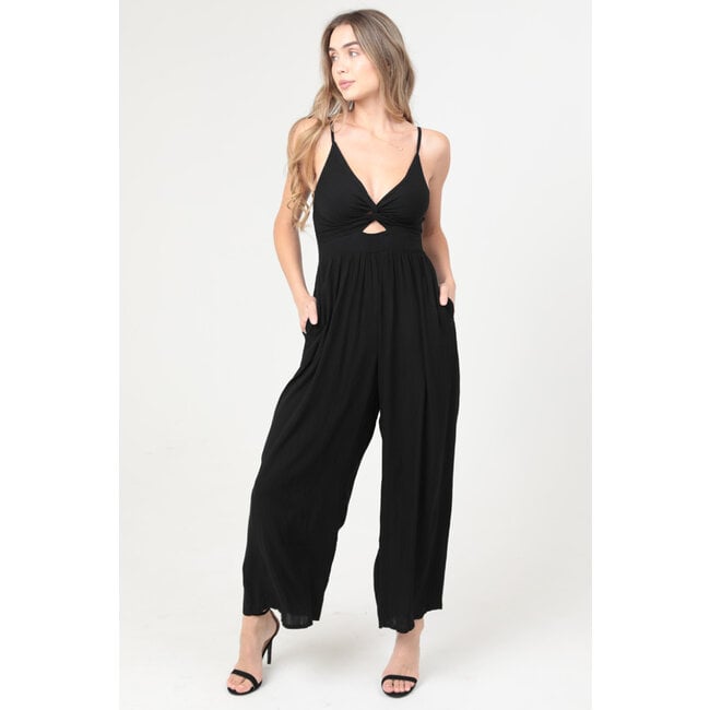 Angie Keyhole Jumpsuit (B5A42)