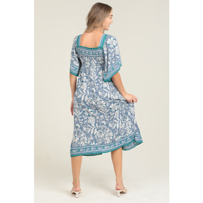 Angie Angie Printed Dress (C4B76)