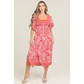 Angie Angie Kimono slv Maxi Dress(C4B76)