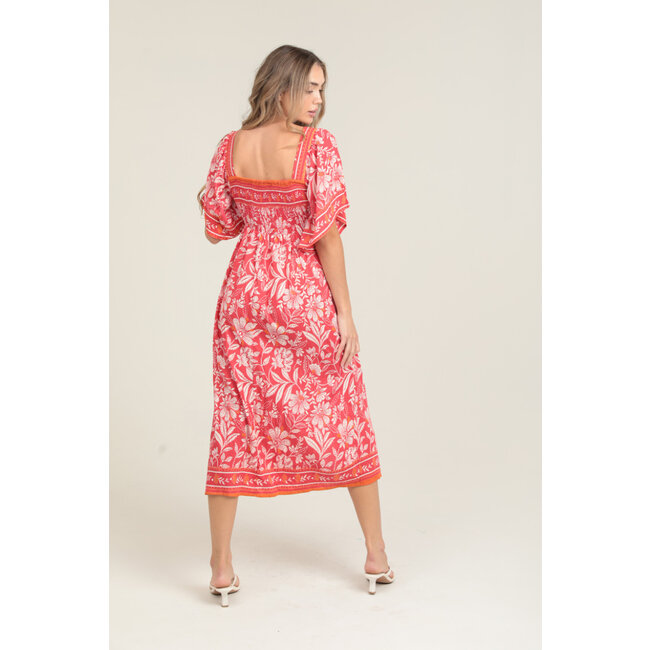 Angie Angie Printed Dress (C4B76)