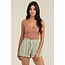 Angie Angie Self Belt Shorts (25Q77)