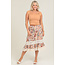 Angie High-Low Lace Insert Maxi Skirt (B6B43)