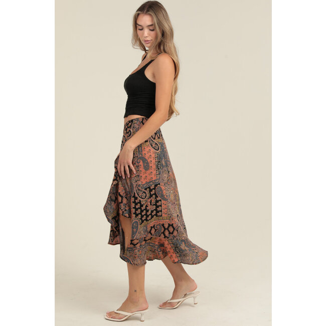 Angie Skirt with Ruffle (B6E89)