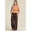 Angie Angie Wide Leg Pants with Self Tie (25C71)