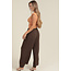 Angie Angie Wide Leg Pants with Self Tie (25C71)