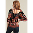 Angie Angie Smocked BodiceTop (C2D31)