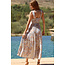 Angie Angie Wide Strap Maxi w/ Lace Trim (C4D59)