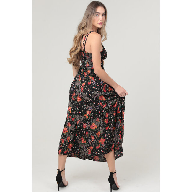 Angie Angie Dbl Strap Maxi Dress (C4A54)