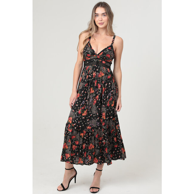 Angie Angie Dbl Strap Maxi Dress (C4A54)