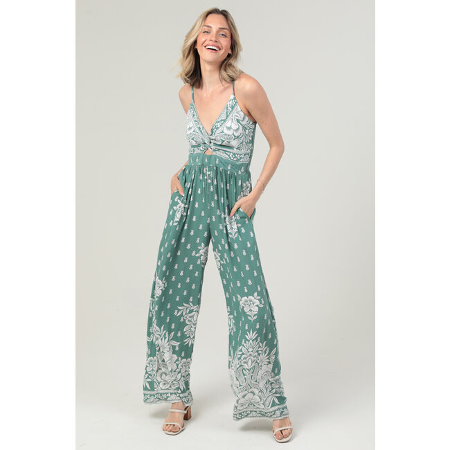 Angie Angie Twist keyhole Jumpsuit (B5A42)