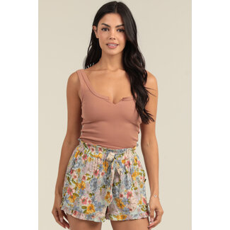 Angie Angie Self Belt Shorts (25Q77)