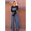 Angie Denim Flare Leg Jumpsuit (B5A51)