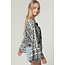 Angie Peasant Top with Crochet Trim (C2D49)