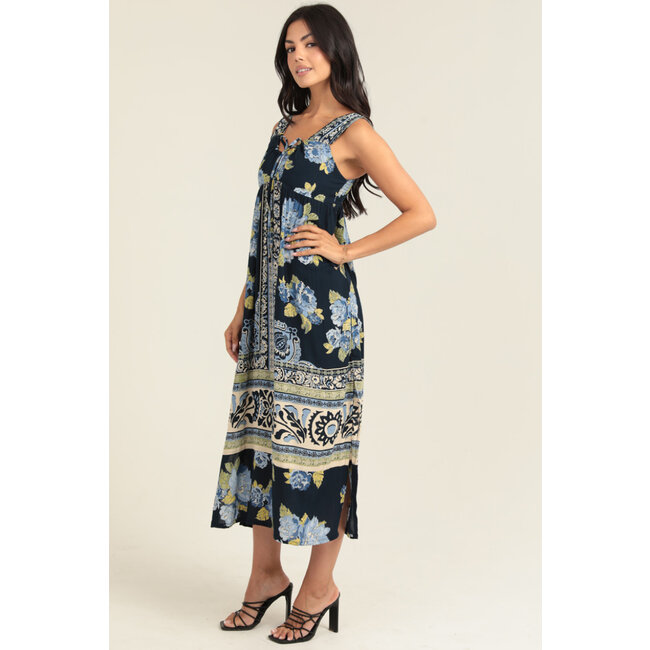 Angie Angie Babydoll Maxi with Tie (C4D52)