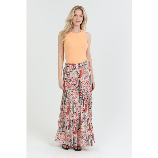 Angie Angie Maxi Skirt With Side Slits (26N20)