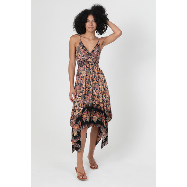 Angie Angie Keyhole Spag Strap Dress (C4921)