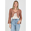 Angie Angie Bell Sleeve Front Tie Crop Cardigan (XHQ87)