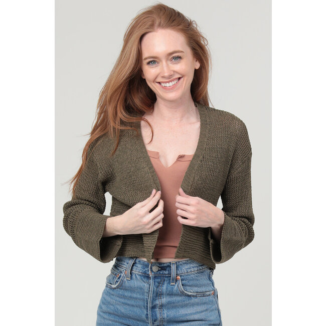 Angie Open Knit Cardigan (XHS24)
