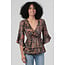 Angie Long Sleeve Wrap Top (C2D87)