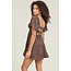 Angie Angie Square Neck Open Back Short Dress (C4F34)