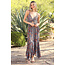 Angie Angie Tiered Scarf Cut Midi Keyhole (F4L24)