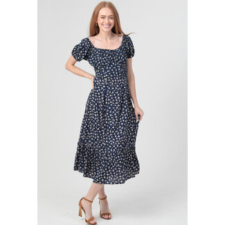 Angie Angie Deep U Neck Maxi Dress (C4736)
