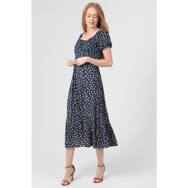 Angie Angie Deep U Neck Maxi Dress (C4736)
