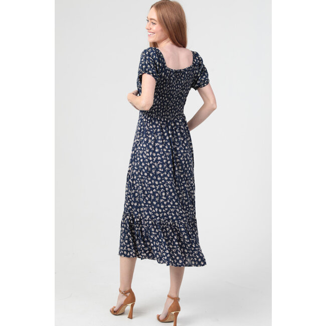 Angie Angie Deep U Neck Maxi Dress (C4736)