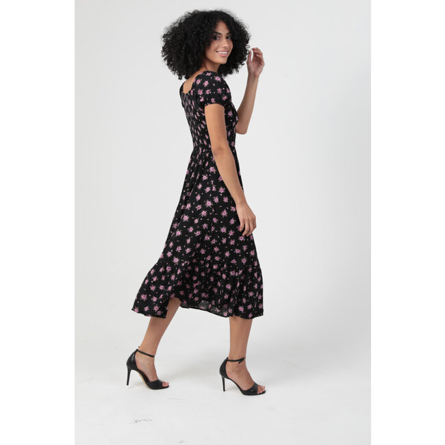Angie Angie Deep U Neck Maxi Dress (C4736)