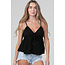 Angie Angie V-Neck Lace Trim Tank(C2C99)