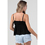 Angie Angie V-Neck Lace Trim Tank Top (C2C99)