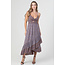 Angie Spag Strap Dress with Twist Front (C4J82)