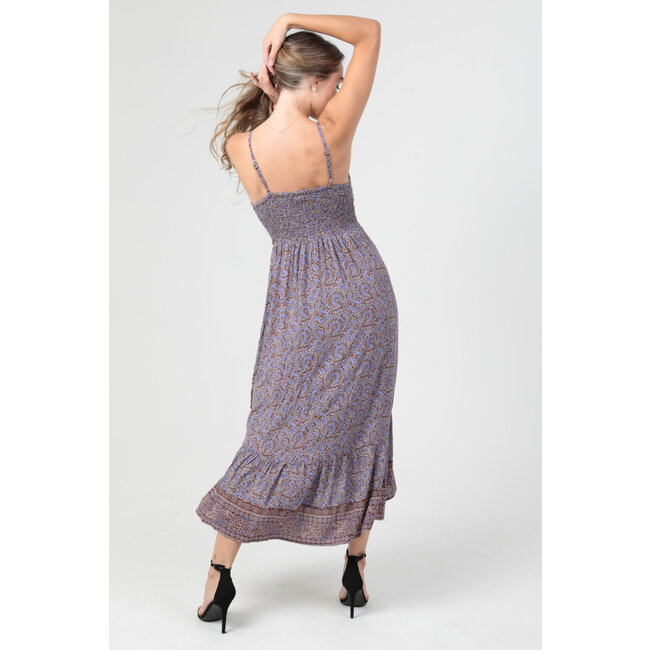 Angie Spag Strap Dress with Twist Front (C4J82)
