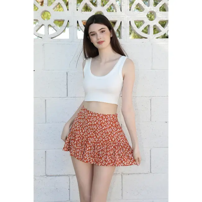 Angie Angie Ruffle Skort (25S57)